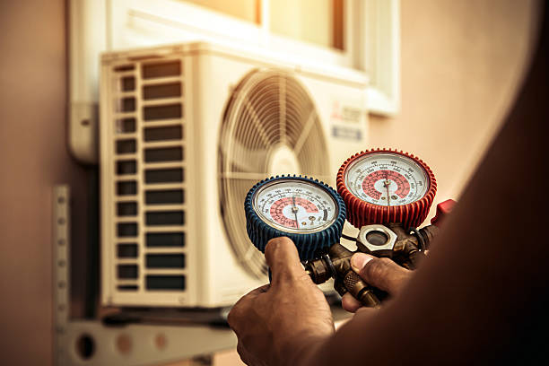 Professional Ductwork Repair technician working in Westville, OK